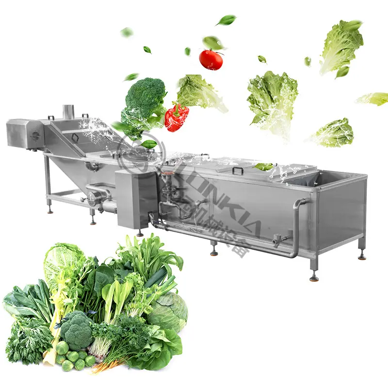 Vegetable Salad Production Line- Vegetable Processing Lines Salad Cutting Washing Drying Line