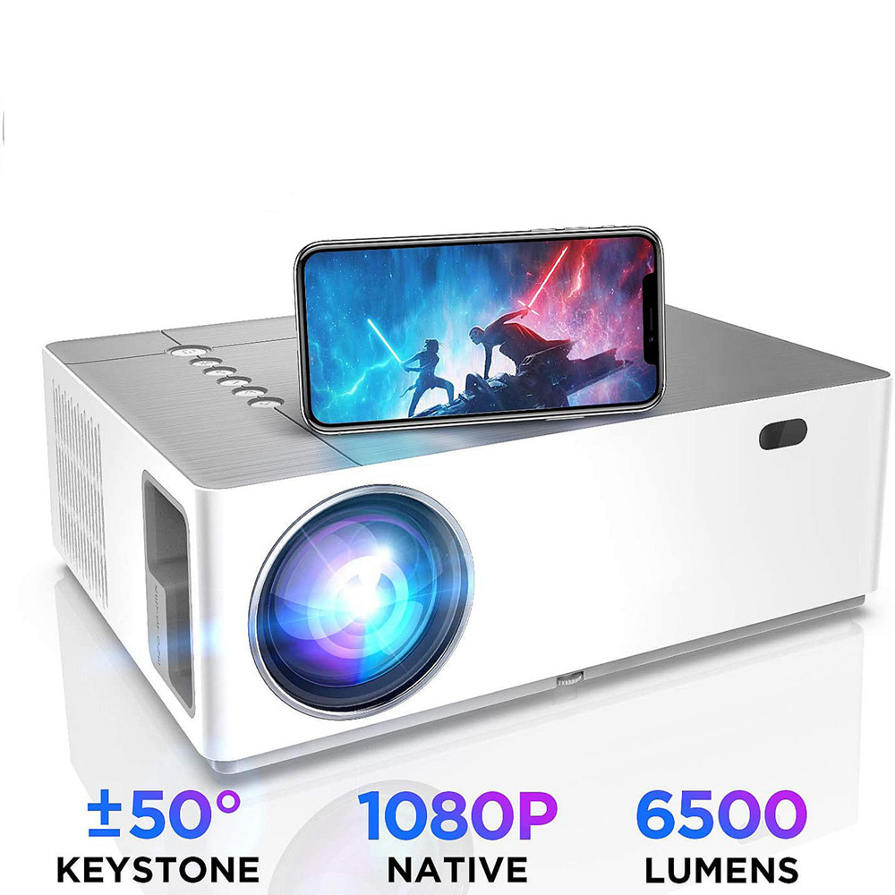 Оригинальный 1920x1080 Full HD кинопроектор, совместимый с VGA/HD-MI/TV/PS4/DVD, идеально подходит для домашнего кинотеатра