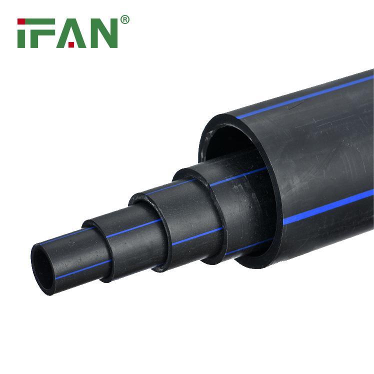 IFAN Hot Sale HDPE Pipes 20mm-110mm PN6-PN16 HDPE Plastic Pipe Water System