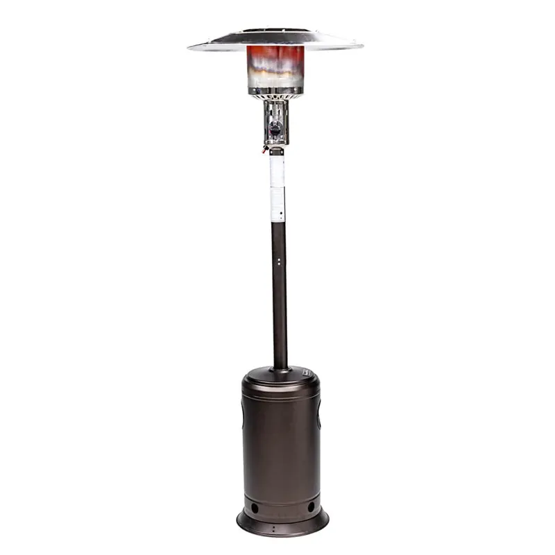 Steel Outdoor Patio Propane Heater with Portable Wheels