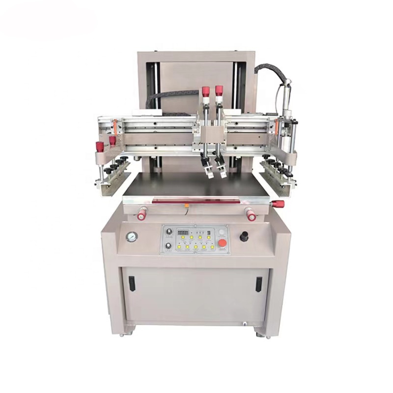 Spot UV and Varnish Coating Machine Screen Printer Flatbed Vacuum Silk Screen Printing Machine with automatic blanking device