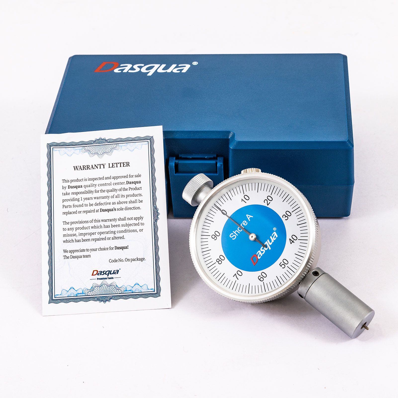 Dasqua портативный тестер Твердости Резины Shore A Durometer 0-100 га твердость кожи Durometro