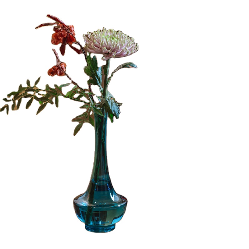 Flower Vase Cylinder Vase Candle Holder Gold Small Glass Tall Glass for Home Decor Glass Wedding Technology Europe American Wall