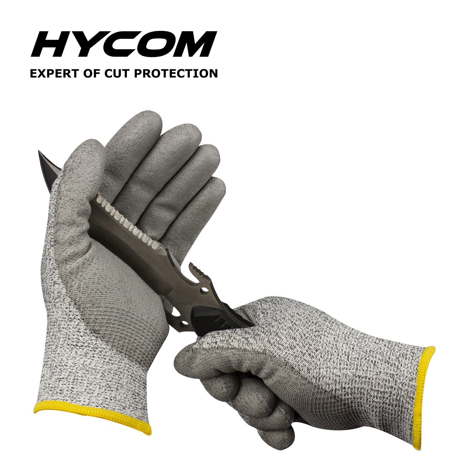 13g защитные рабочие перчатки с покрытием из полиуретана для рабочих из Hycom S2L-PU