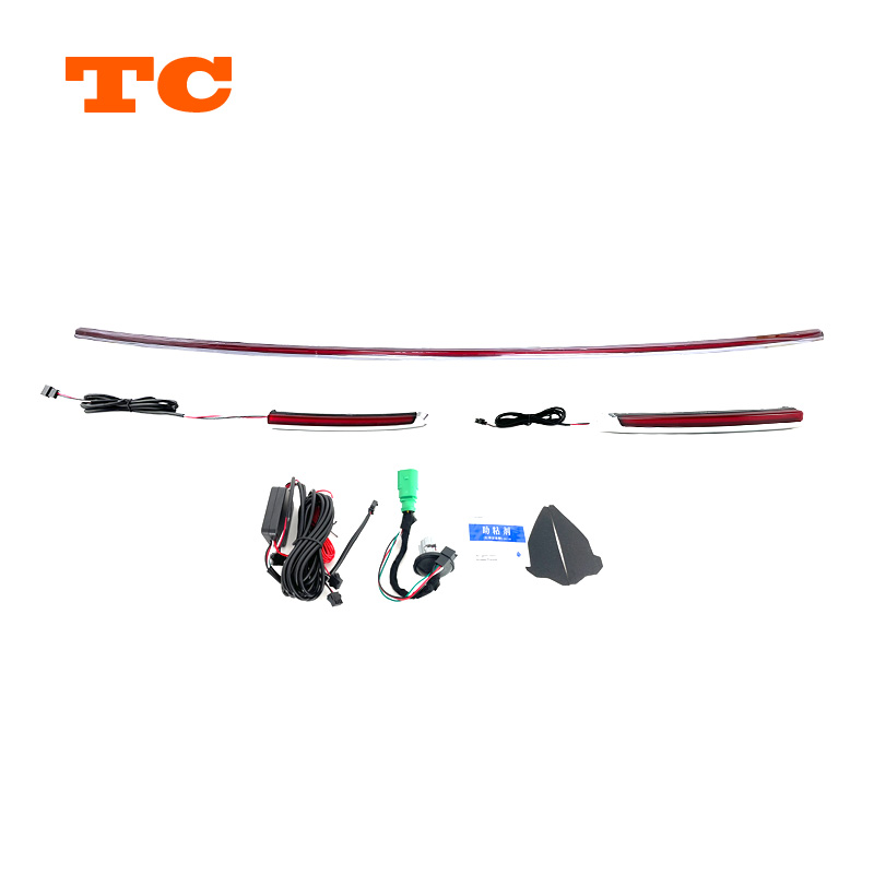 Wholesale Red flashing taillight led stop signal tail lamp rear light car accessories body kit For Audi A6L 2020