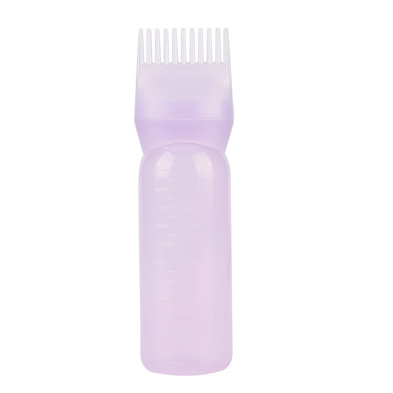 60ML Hair Dye Refillable Bottle Applicator Comb Dispensing Salon Hair Coloring Hairdressing Styling Tool Excellent Durable Flexi