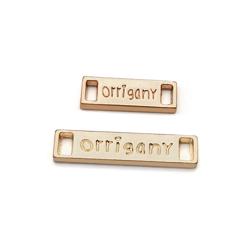Zinc Alloy Blank Durable Shoelace Tag Charm Shoe Lace Charms Fashion Quality Shoe Buckle
