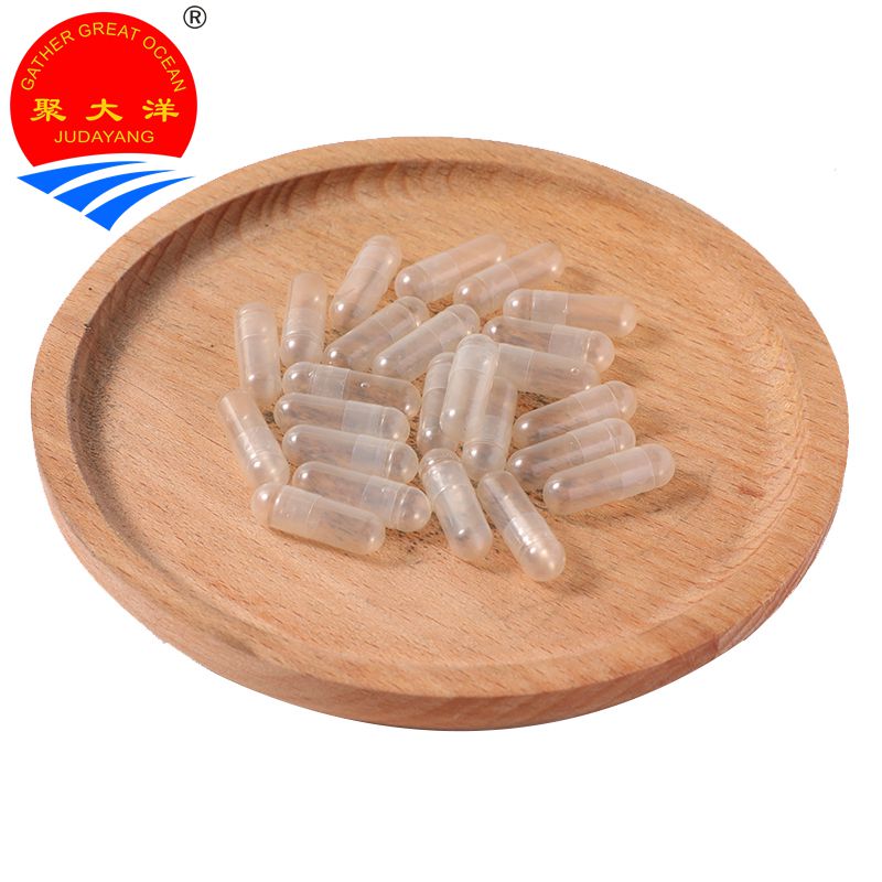 Seaweed Vegetable Empty HPMC Vegan Capsules Transparent Natural Size #00 #0 #1 Customized Color & Printing logo or any words