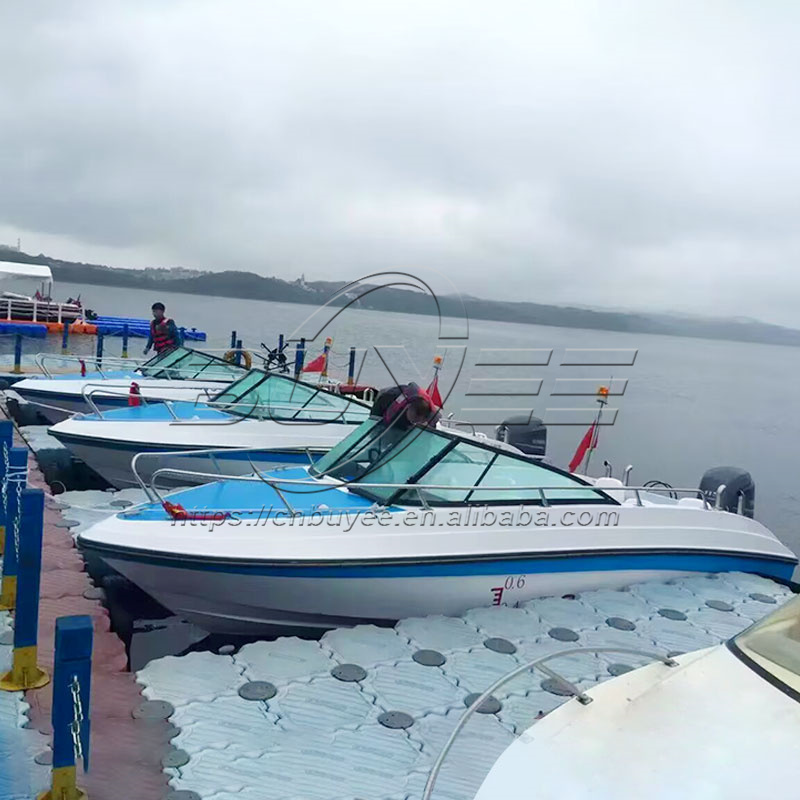 Fiberglass Hull Racing Boats 6m/19.6ft Cheap Small Boat Comfortable Big Seats Sport Boat
