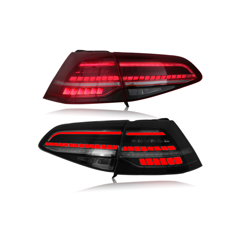 Full LED Taillights Rear Light 2013-UP Sequential Tail Lights Factory Wholesales For VW MK7 Golf 7 golf mk7 7.5