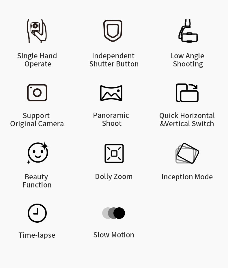 2021 New 3-Axis Handheld USB Charging Smartphone For Mobile Phone Action Camera Gimbal Stabilizer