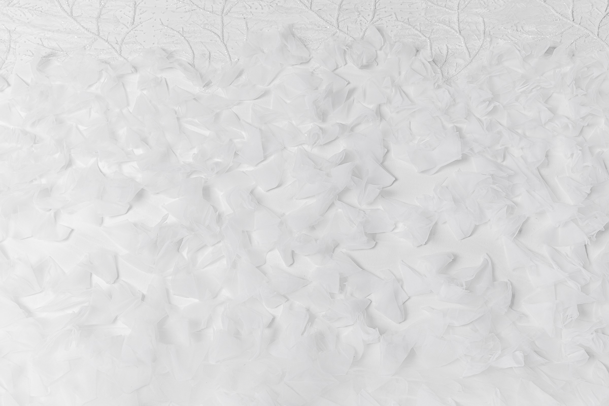 New Product Beading And Fabric Wedding Dress Beading And Designed Fabric For Wedding Dress