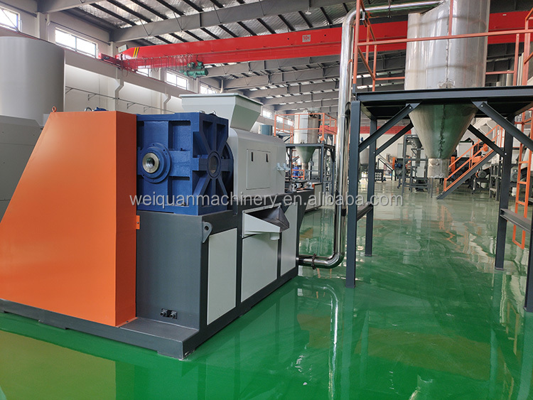 Hot sale plastic film squeezer pelletizer for drying