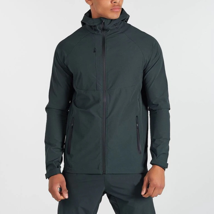 New arrival workout windproof running jacket for men