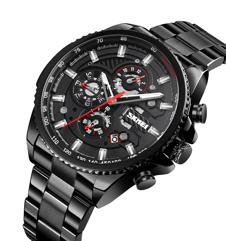 Skmei M023 Men Luxury Automatic Gold Mens OEM Mechanical Watch Band 3ATM Waterproof Mechanical