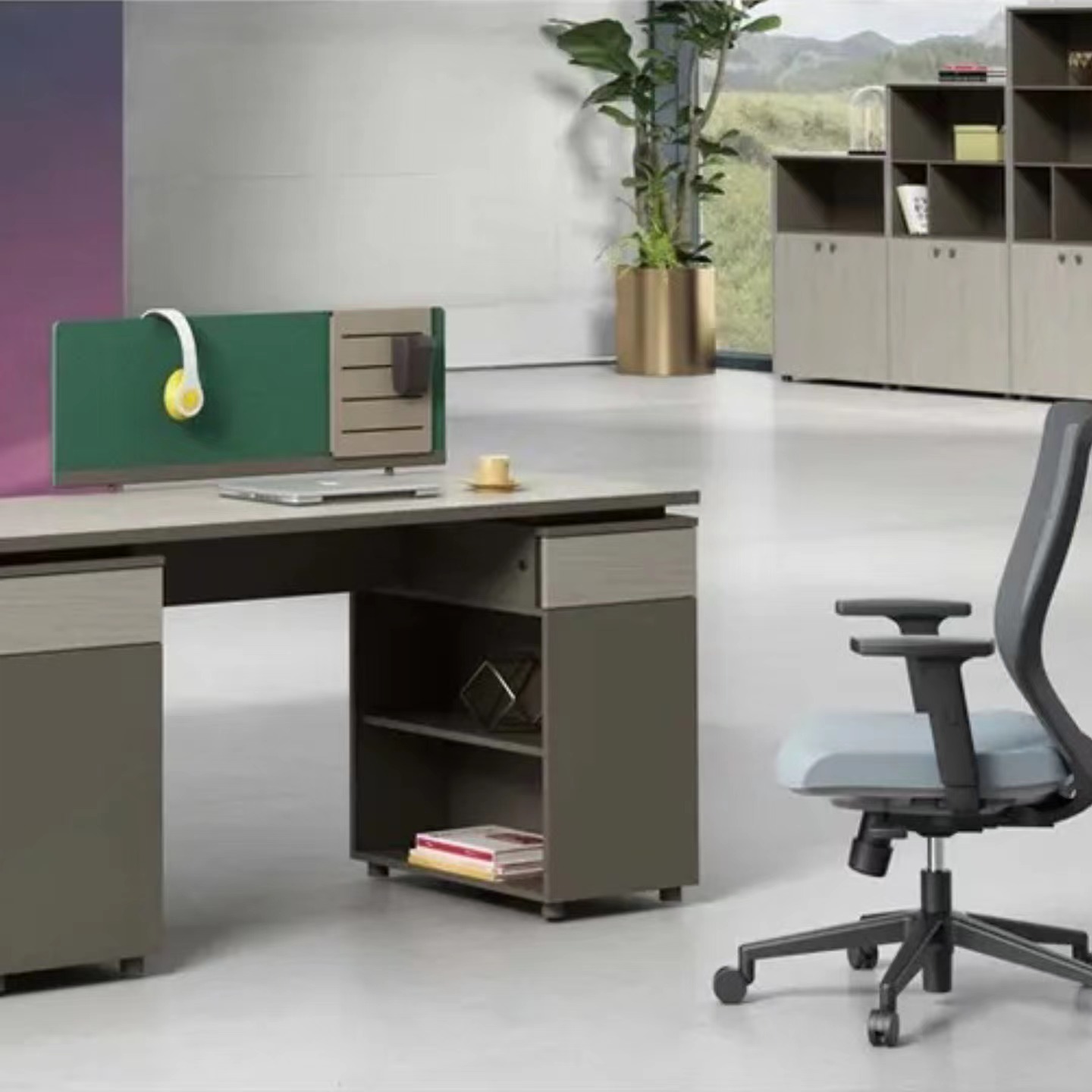 2024 Wholesale Custom Luxury Modern Executive Office Desks Modular Furniture Work Station Study Table Office Table