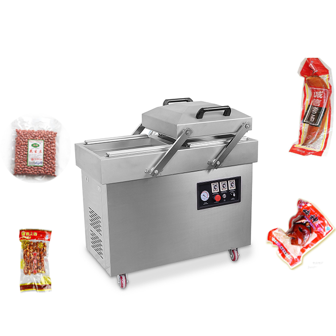 automatic air vacuum packing machine double chamber dry fruit vacuum packaging machine