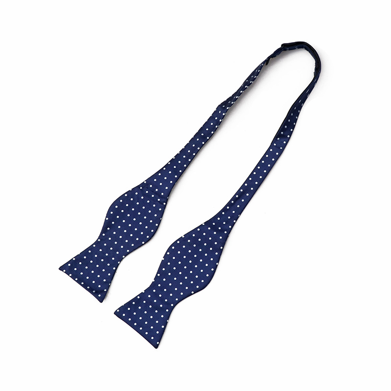 Wholesale fashion classic men polyester hand bow tie woven jacquard hand bow tie for men