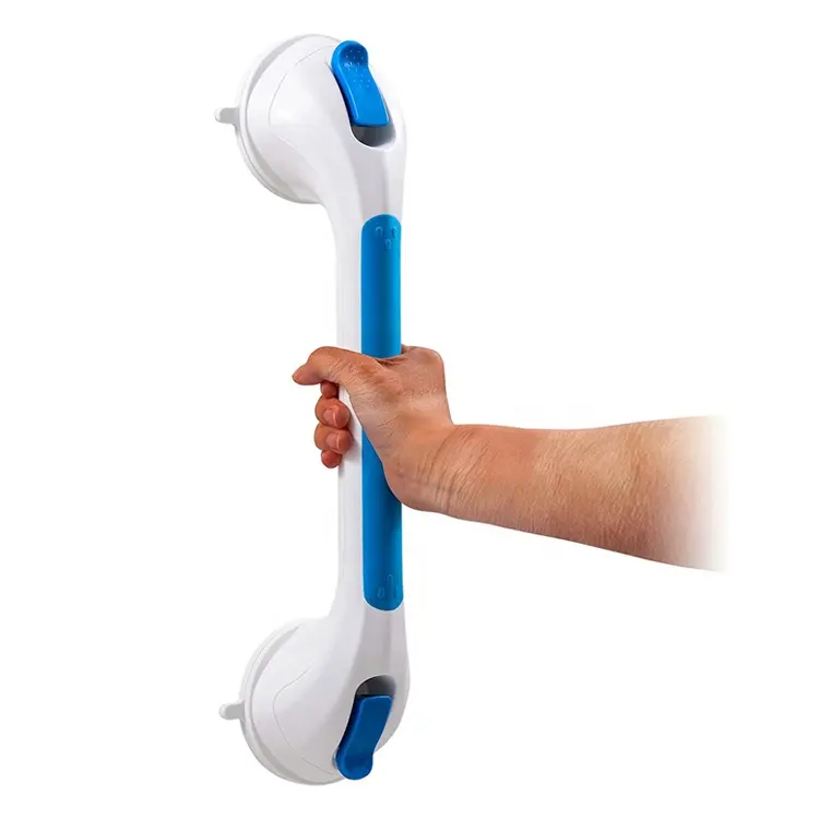 Top Rated Suction Grab Bar Anti-slipping Hand Handle Grip Safety Suction Cup Grab Rail for Bathroom