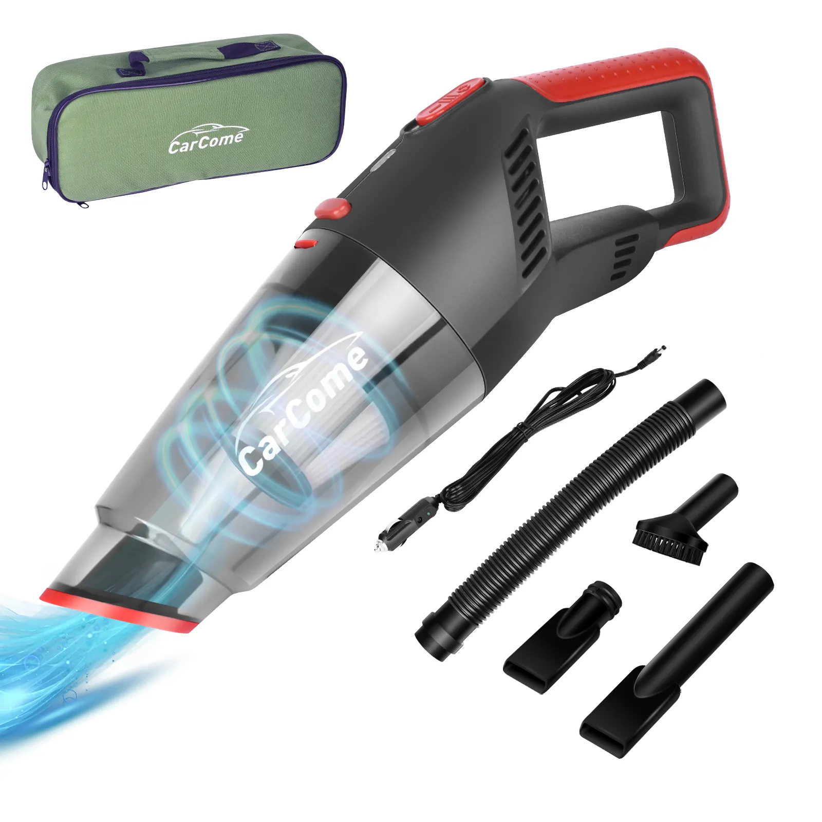 Mini Portable Wireless Rechargeable Dry Wet 6000PA Cordless Car Vacuum Cleaner