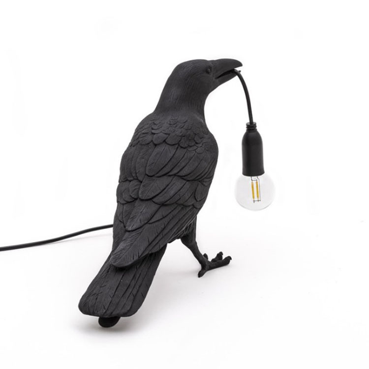 Bird Table Lamp Italian Seletti light Bird Led Desk lamp Lucky bird Living Room Bedroom Bedside Raven lamp Home Decor Fixtures