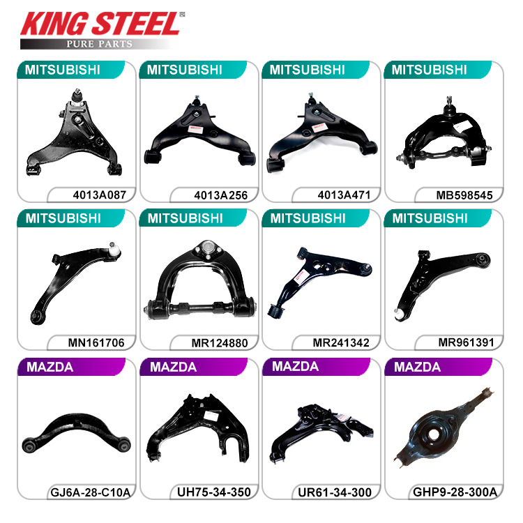 Детали Подвески Kingsteel для автомобилей, передняя, нижняя, верхняя рычаг управления для Toyota Hiace, Hilux, Mitsubishi l200, Hyundai, Mazda