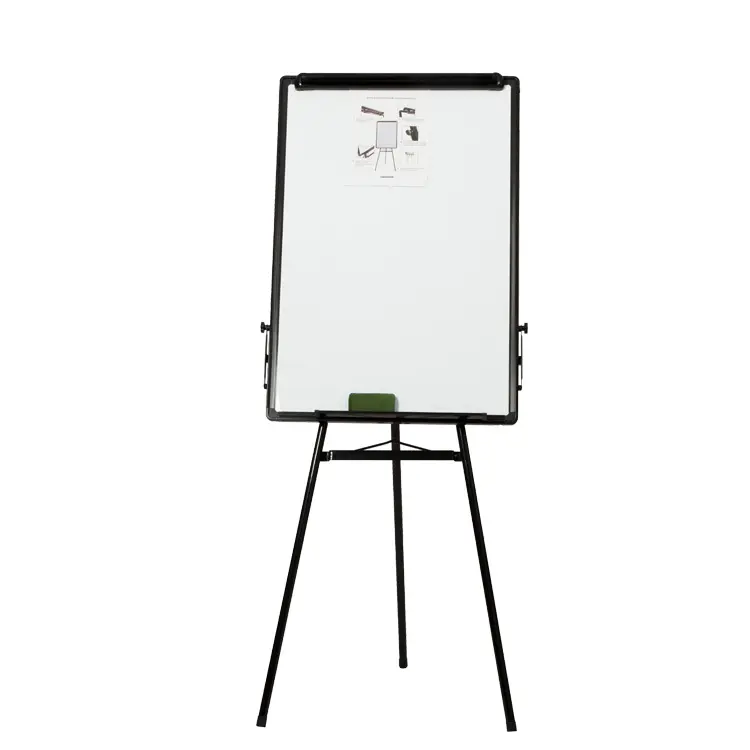 School Stationery Tripod Flip Chart Whiteboard Magnetic Clip Paper Writing Board
