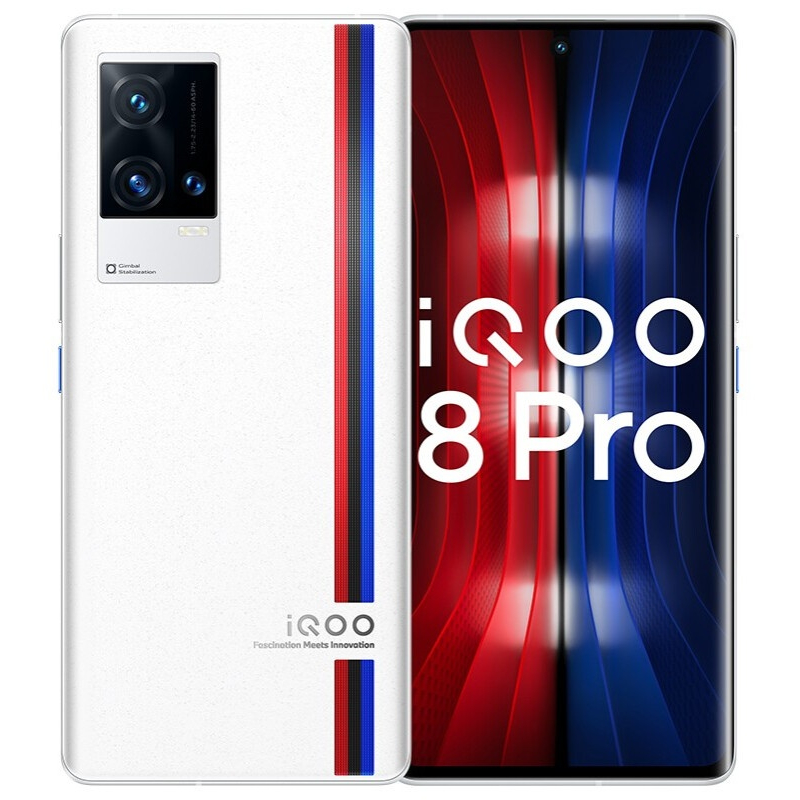 Оригинальный смартфон iQoo 8 Pro 5G 6,78 "3200x1440P AMOLED 120 Гц Qualcomm SD888 Plus 120 Вт Быстрая зарядка 4500 мАч Android 11 NFC