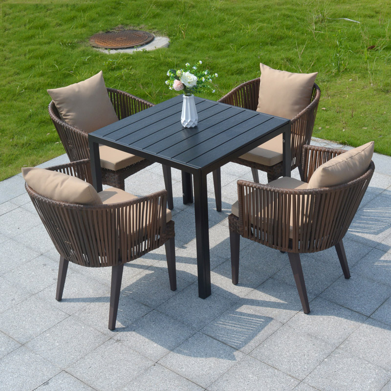 High Quality Garden Wicker Chair Table Set Outdoor Patio Rattan Sofa outdoor furniture