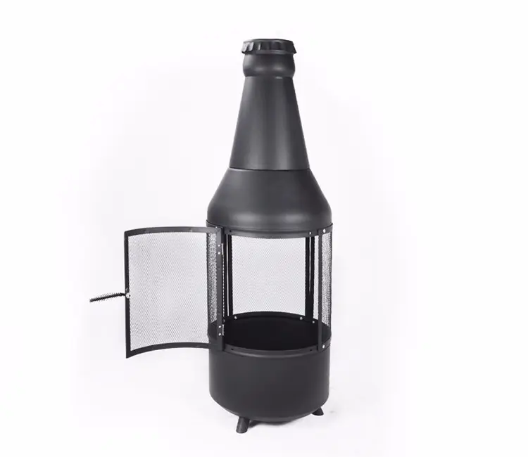 Hot 2018 Charcoal Grill India Beer Bottle-Shaped Outdoor Fire Pit