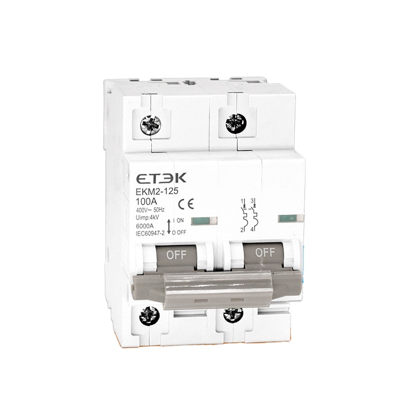 ETEK EKM2-125 6KA 2P 16A MCB миниатюрный автоматический выключатель с сертификатом TUV CE