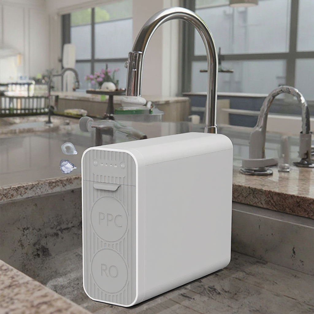 1200g Reverse Osmosis Water Purifier Household Large Flow Kitchen Water Purifier Barrelless Direct Drinking Double Outlet Water