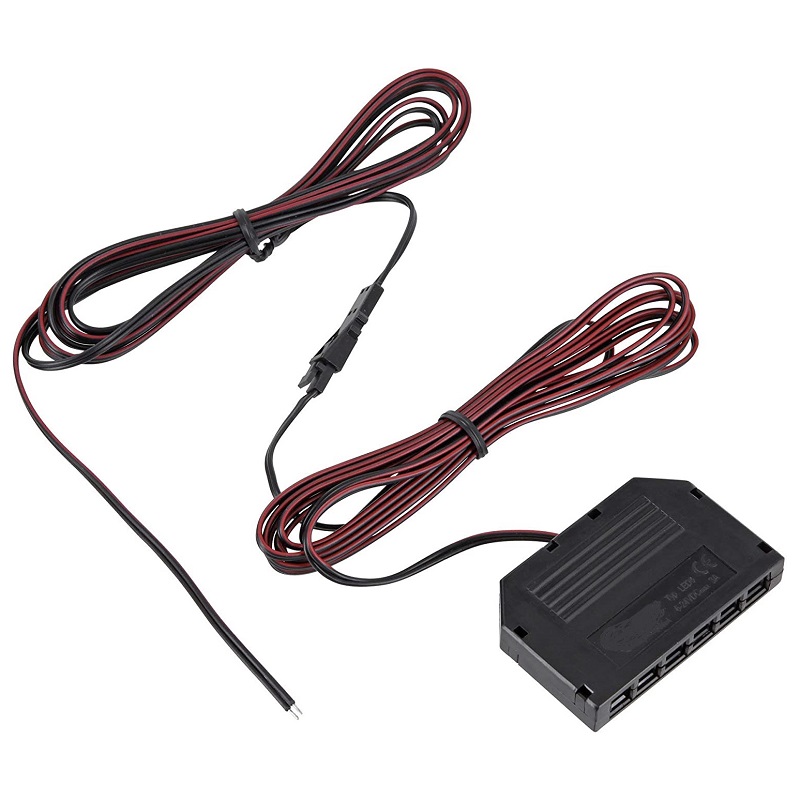 24V 3A FOK Mini AMP 6-way Дистрибьютор для светодиодных ламп-Мебельные светильники-трансформаторы-наборы