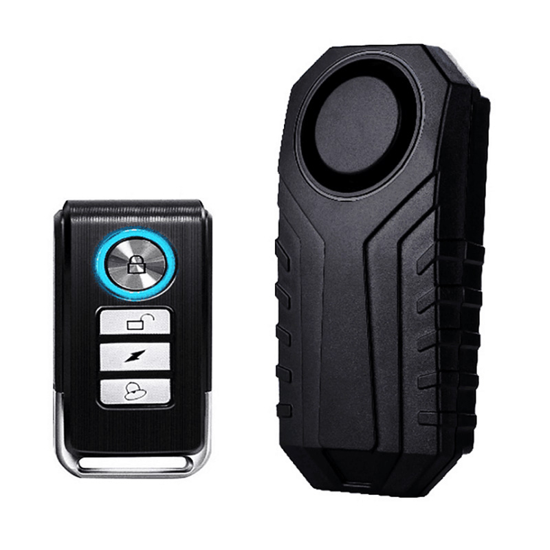 Remote control movement induction alarm vibration Wireless bicycle alarm bicycle security alarm