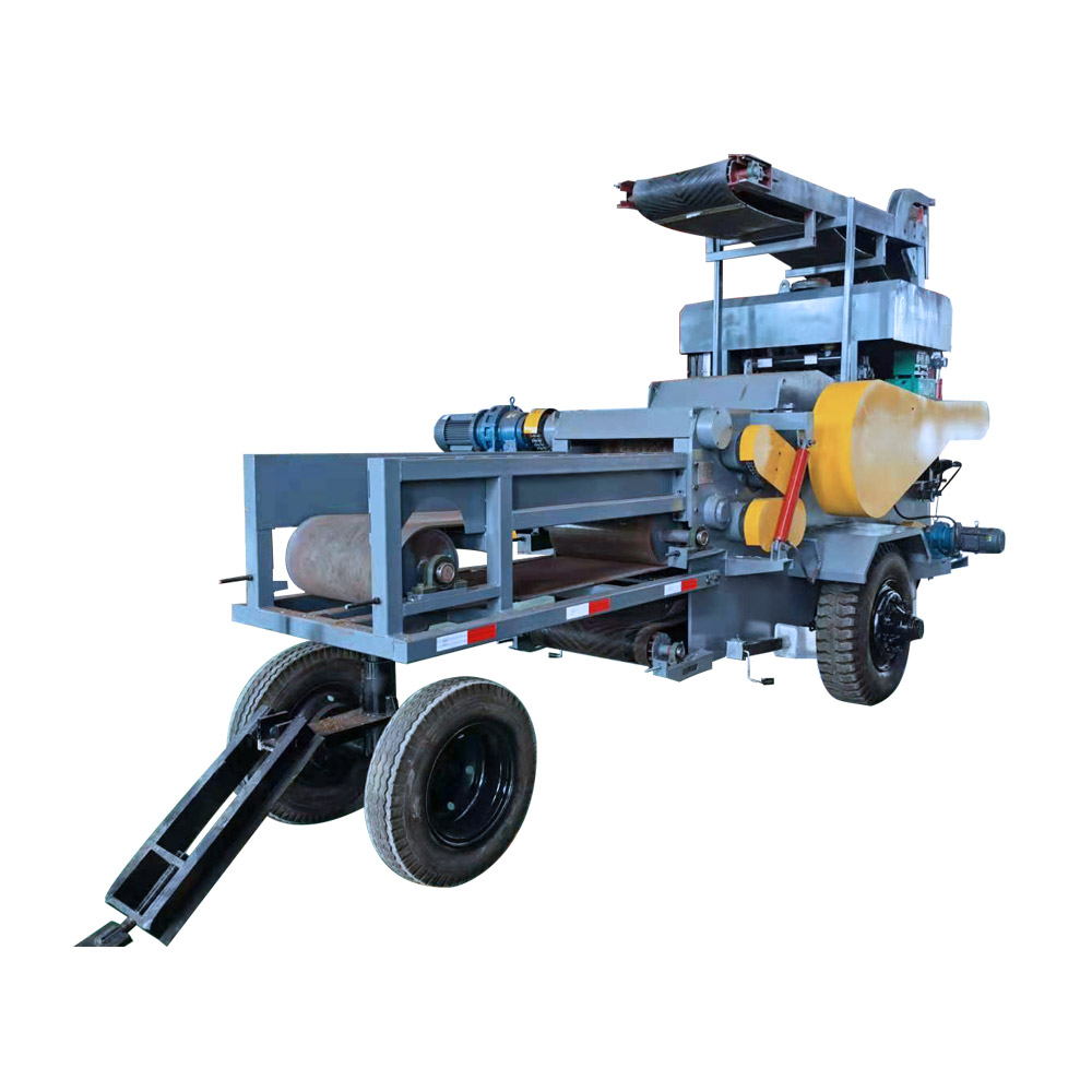 China professional Rotexmaster high quality log industrial diesel engine wood chipper machine price with CE Certificate
