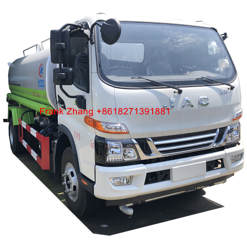 5m3 4x2 Euro 5 JAC грузовик с резервуаром для воды