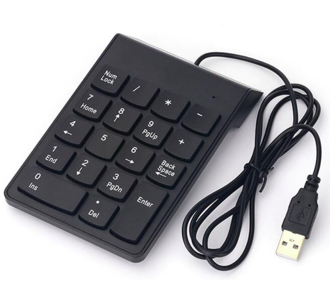 18 клавиш цифровая клавиатура мини цифровая клавиатура USB Проводная Механическая Numpad водонепроницаемый чехол для ноутбука, настольного компьютера, ПК