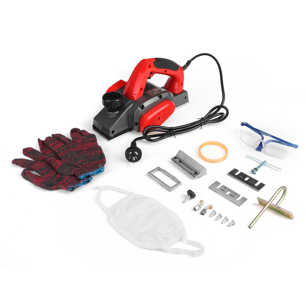 Electric Planer 1800W/1600W/1200W Carpentry Tools Woodworking Multi-function Household Hand Plane Wood Cutting Planing Machine