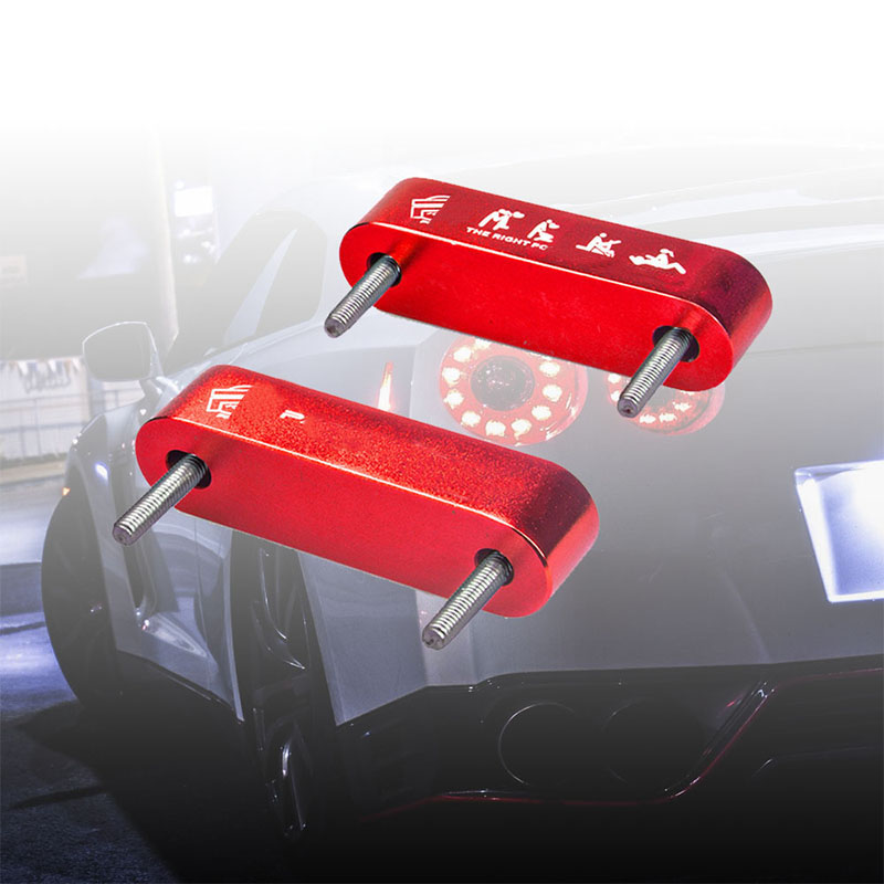 JDM гонки культуры 2 шт. Красочные гонки анодированного Jdm Тип Алюминий Spacer двигатели для автомобиля капюшон стояк