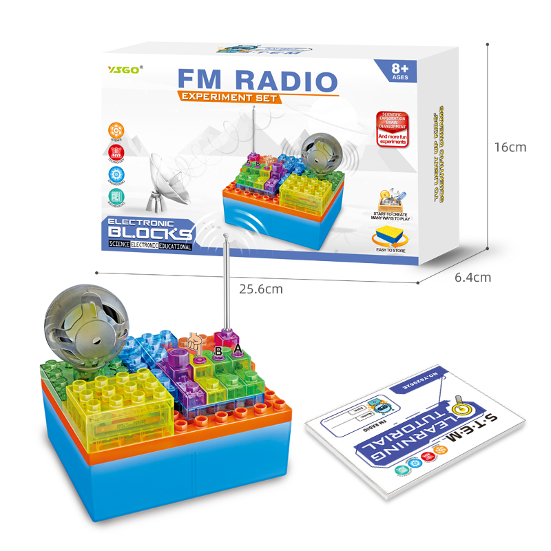 Выучить 29 шт. электронный Fm радио детская цепи подключаемого модуля образования физики игрушки электронные строительные блоки