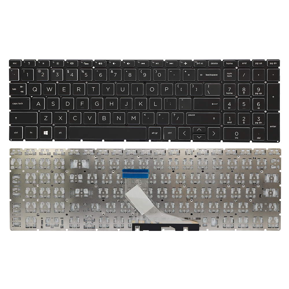 Клавиатура США для HP 15-DA 15-DB 15-DX 15-DX 15-DB0030NR 15-DB0031NR с подсветкой