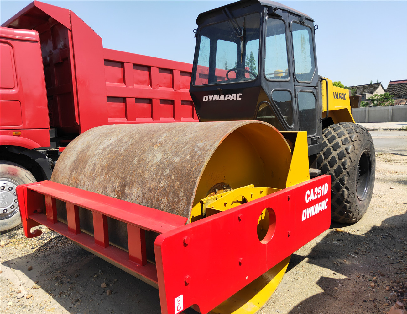 Used secondhand Dynapac Roader Roller CA251D CA30D CA251D CA25D For sale with good performance and good condition