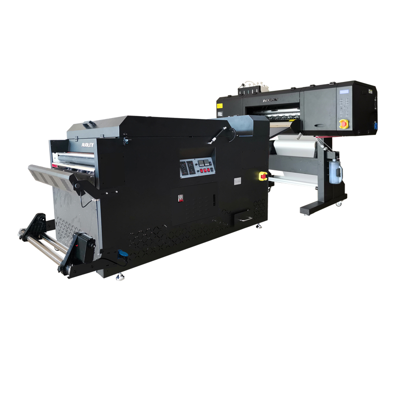 4 I3200 digital textile sublimation printer on cotton dtf t-shirt printer printing machine for tshirts with shake powder dryer