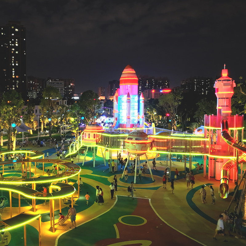Outdoor Space Theme Park Children's Amusement Equipment Design Manufacture