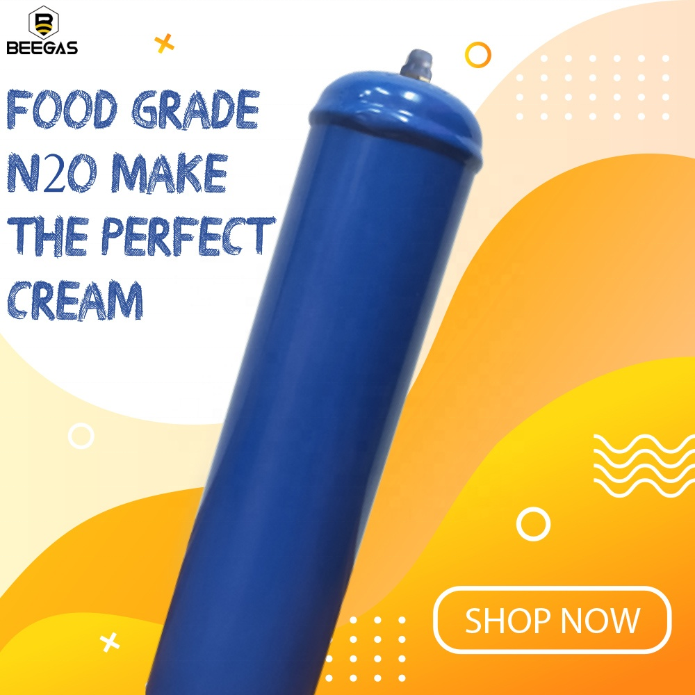 N2O Bouteille 0.95L 120Bar N2O Nitrous Oxide Creamy Delux 580G Bonbonne De Gaz