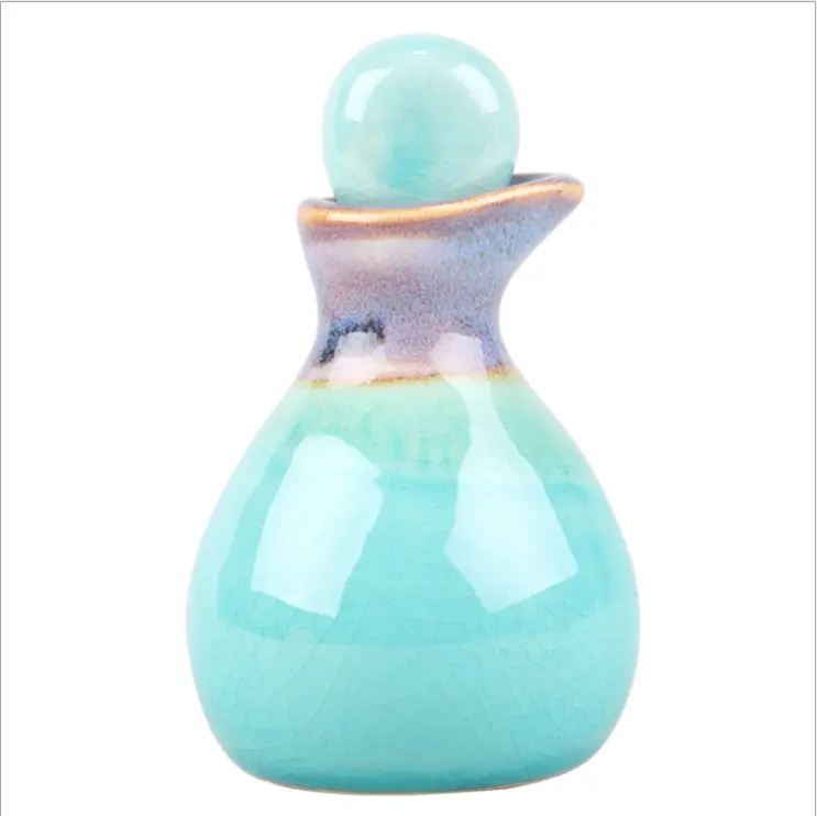 Private Label Ceramic Essential Oil Bottles Body Spa Essential Oil Duck Mouth Bottles