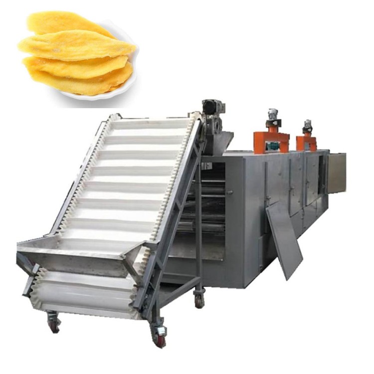 Continuous Conveyor tunnel type Cassava mesh belt dryer