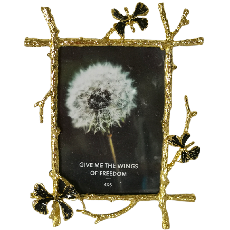 luxury interiordecoration bedroom ornaments electorplating gifts wooden resin girl frame for photos