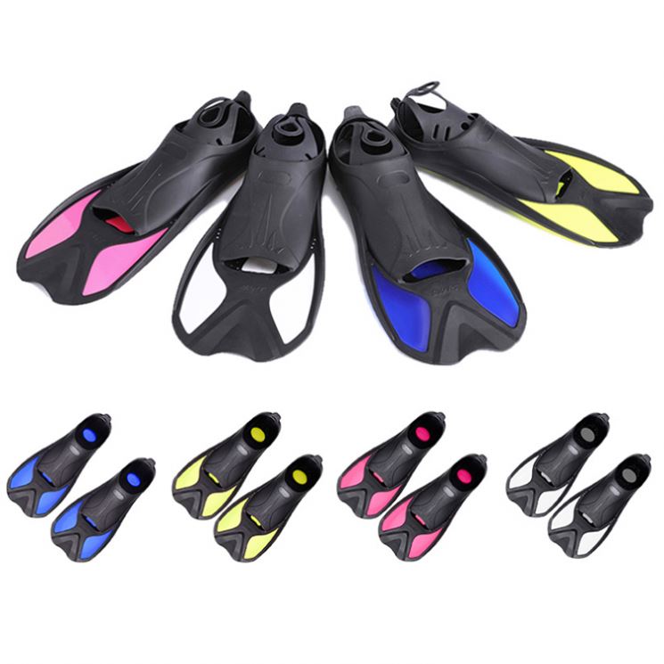 Drop Shipping open heel travel size full foot pocket scuba diving fins