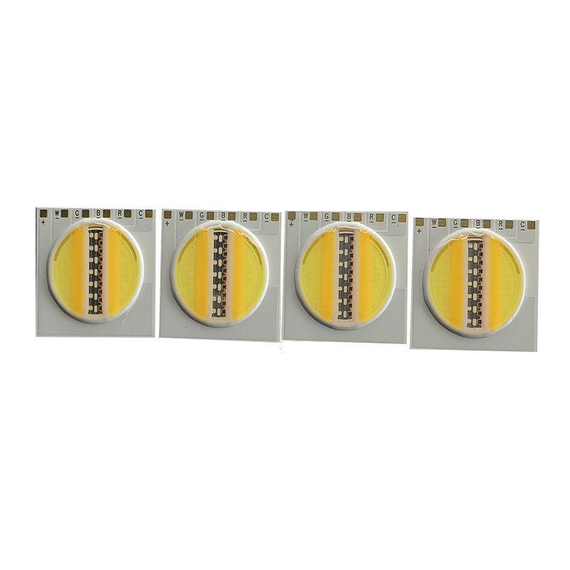 COB LED module 2700K 3000K 4000K 5000K 6000K cri 80 cri 90 25W RGBWW LED COB 1919 Stage Lighting RGB LEDs Array